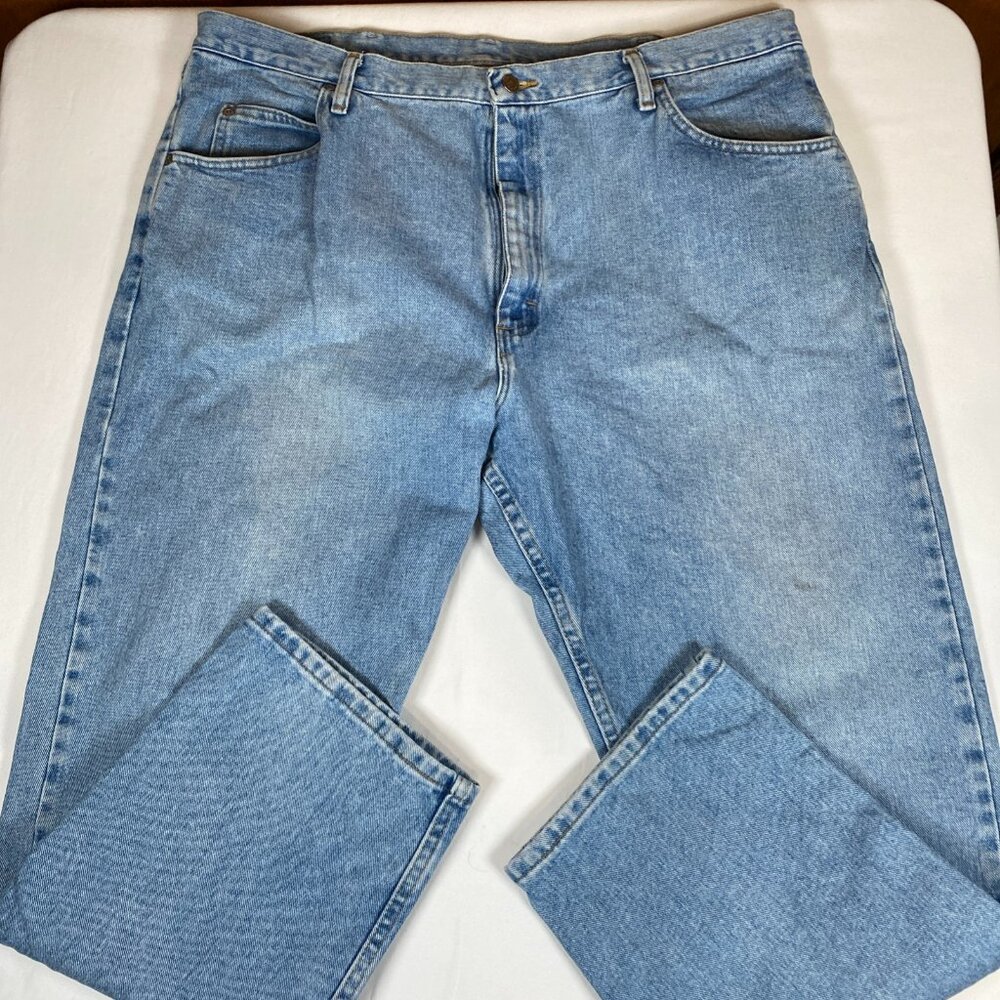 Wrangler Relaxed Fit 97601SB Men's Jeans 42x30 Blue 100% Cotton